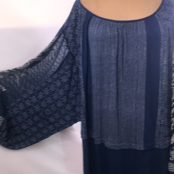 Free People navy knit tunic top, S NWT - Picture 2 of 11